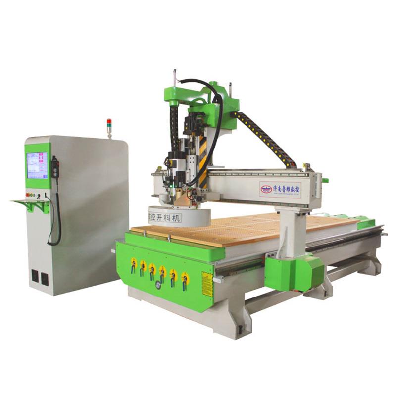 Multi Spindles 1325atc Wood Nesting Cnc Router Machine Woodworking Automatic Tool Change 9kw Spindle Servo Cnc Carving Machine