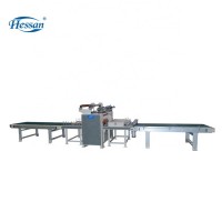 Sticking Aluminum PVC Paper on MDF Chipboard Panel Laminating Wrapping Machine