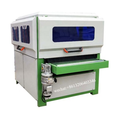 1000mm width  wood brush polishing sander machine MDF door cabinet wood brush sanding polish machine